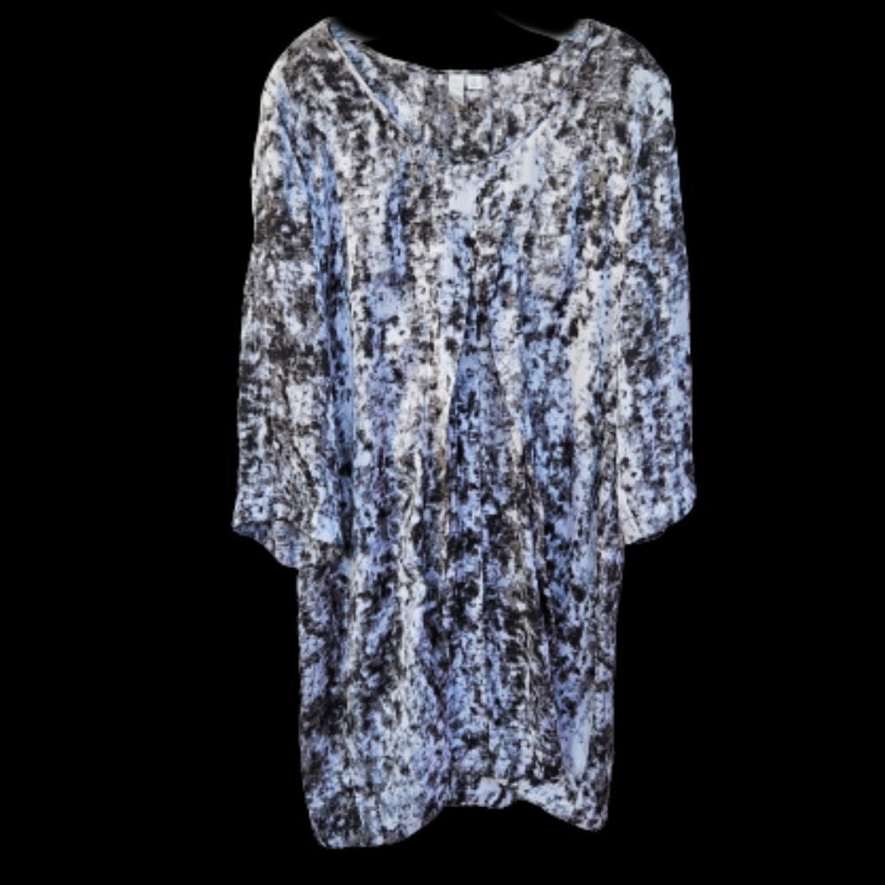 GO International Black/White Lightweight Dress - XL